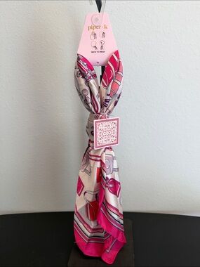 Piper K | Vintage Boho Luggage Tags Locks Trunks Scarf